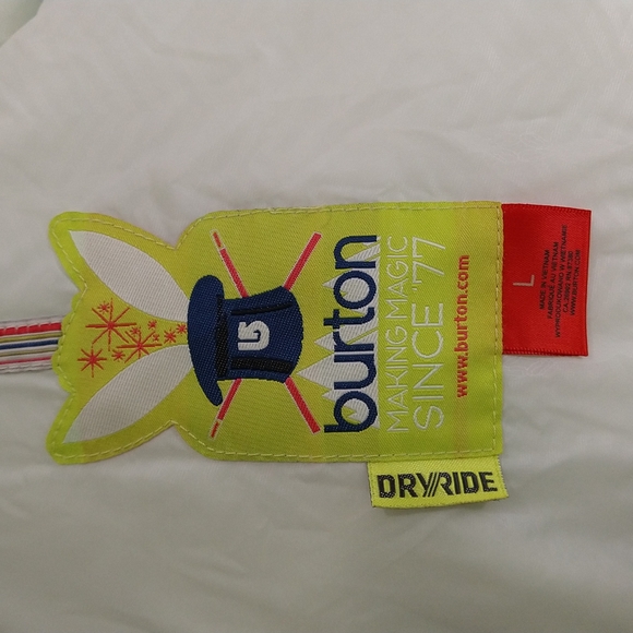 Burton Women's Dryride Hooded Jacket in Mint Green Size Large - Picture 7 of 12